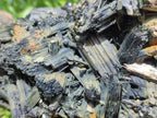 Natural Large Schorl Black Tourmaline Floater Cluster with Fibrous Foitite x 1 From Erongo, Namibia