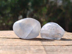 Polished Blue Celestite Free Forms x 35 From Sakoany, Madagascar