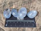 Polished Blue Celestite Free Forms x 35 From Sakoany, Madagascar