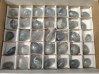 Polished Blue Celestite Free Forms x 35 From Sakoany, Madagascar