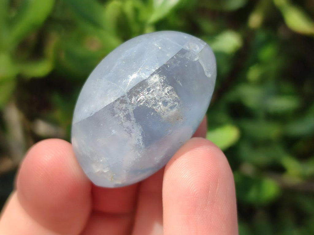 Polished Blue Celestite Free Forms x 35 From Sakoany, Madagascar