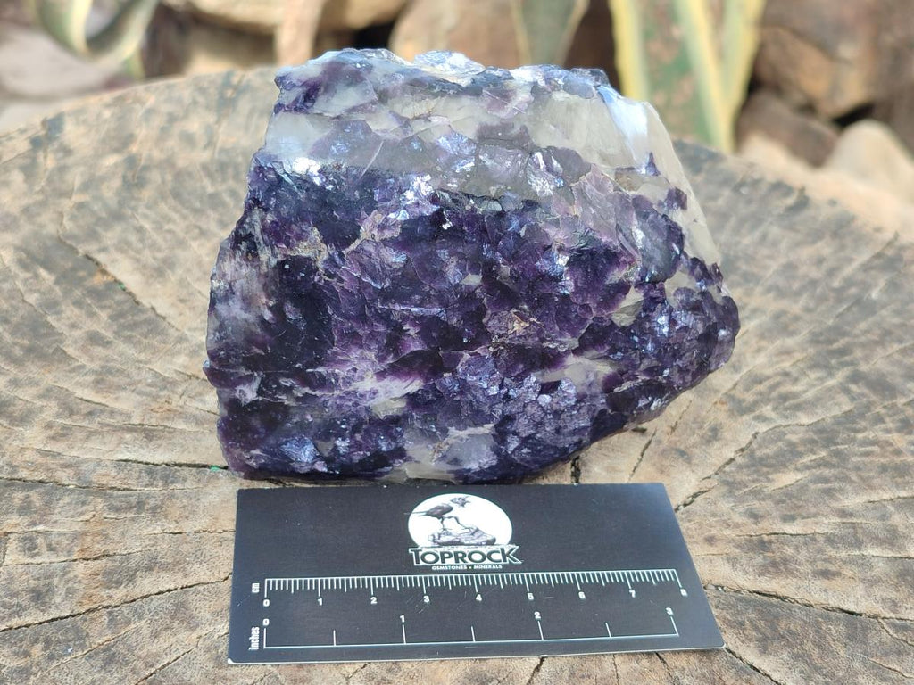 Polished One Side Lithium Silver Leaf Lepidolite x 4 From Zimbabwe