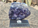 Polished One Side Lithium Silver Leaf Lepidolite x 4 From Zimbabwe