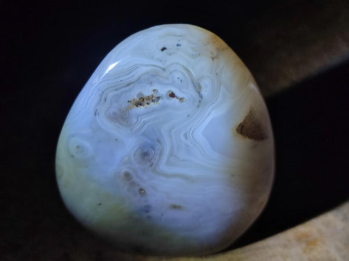 Polished and Natural Dendritic Agate Standing Display Pieces x 4 From Moralambo, Madagascar