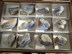 Polished One Side Blue Lace Agate Geodes x 12 From Nsanje, Malawi