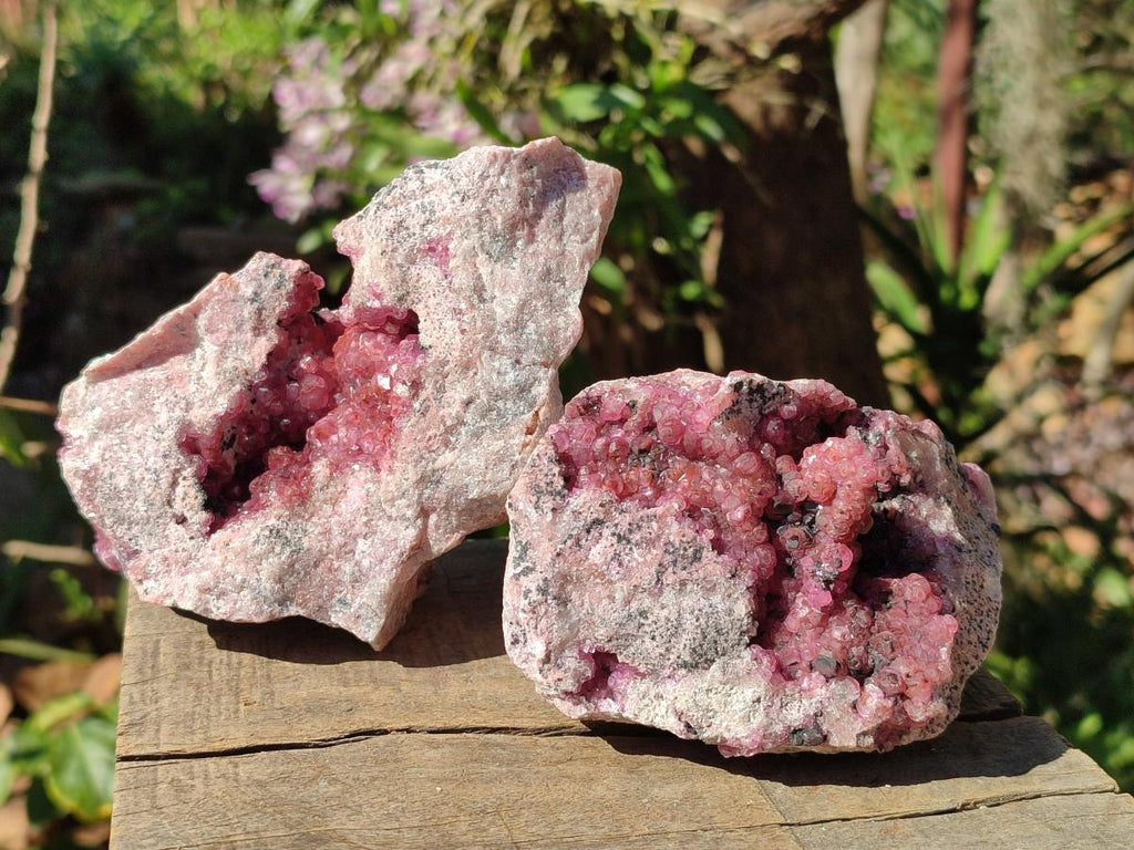 Natural Large Cabinet Size Spherocobaltite Specimens x 2 From Mashamba West Mine, Congo