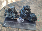Natural Schorl Black Tourmaline Specimens with Associated Minerals x 18 From Erongo, Namibia