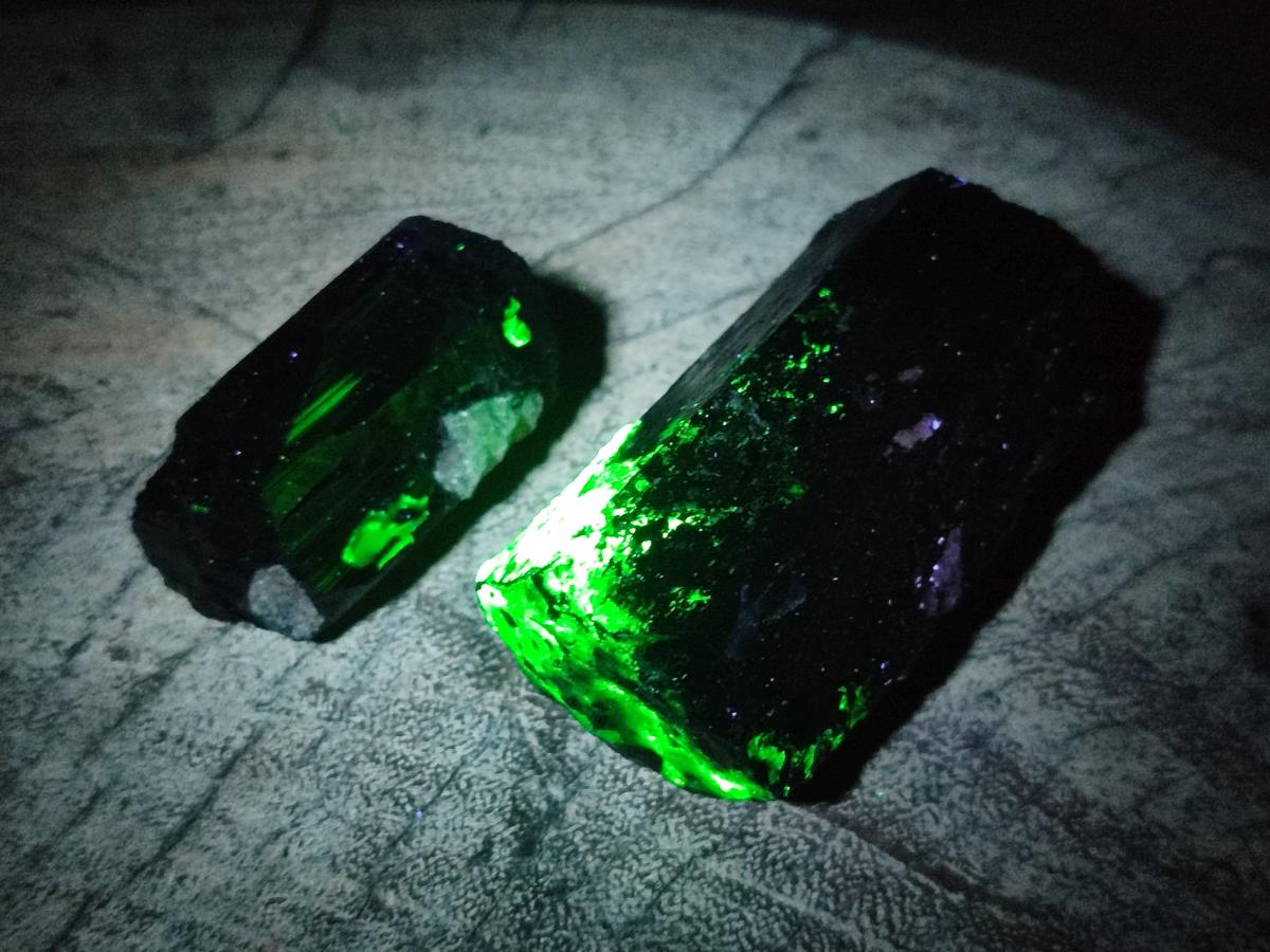 Natural Schorl Black Tourmaline Specimens with Associated Minerals x 18 From Erongo, Namibia