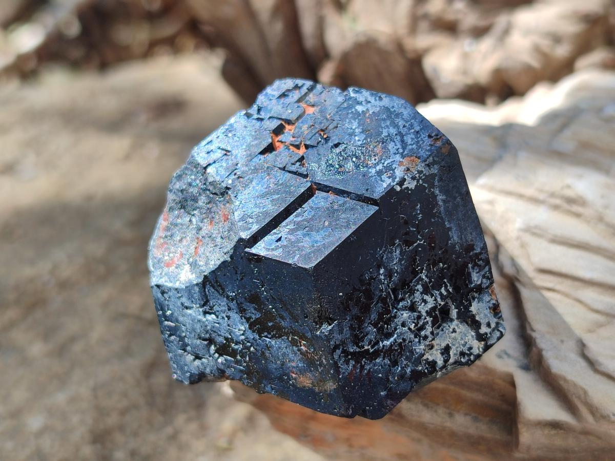 Natural Schorl Black Tourmaline Specimens with Associated Minerals x 18 From Erongo, Namibia