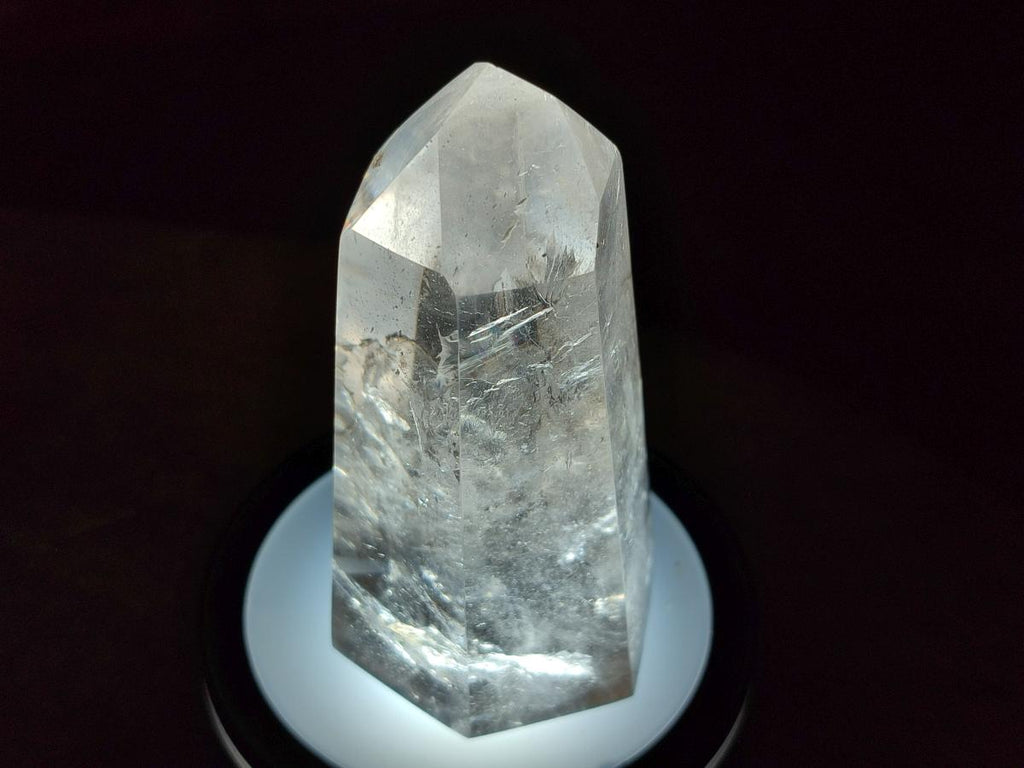 Polished Clear and Smokey Quartz Crystals x 6 From Madagascar
