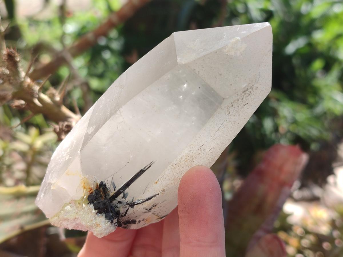 Natural Large Smokey Quartz Crystals with Associated Minerals x 6 From Erongo, Namibia