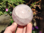 Polished Gemmy Rose Quartz Spheres x 6 From Madagascar