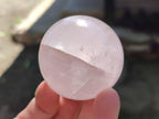 Polished Gemmy Rose Quartz Spheres x 6 From Madagascar