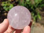 Polished Gemmy Rose Quartz Spheres x 6 From Madagascar