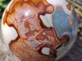 Polished Polychrome Jasper Spheres x 2 From Androka, Madagascar