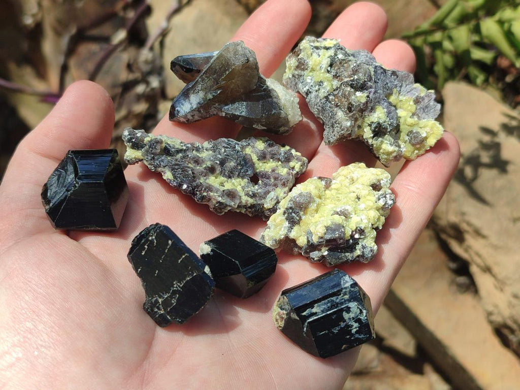 Natural Mix of Mineral Specimens x 49 From Erongo, Namibia - Toprock Gemstones and Minerals 