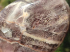 Polished Chevron Amethyst Standing Display Pieces x 2 From Zambia