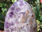 Polished Chevron Amethyst Standing Display Pieces x 2 From Zambia