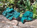 Natural Dioptase Specimens on Dolomite Matrix x 12 From Tantara Mine, Congo