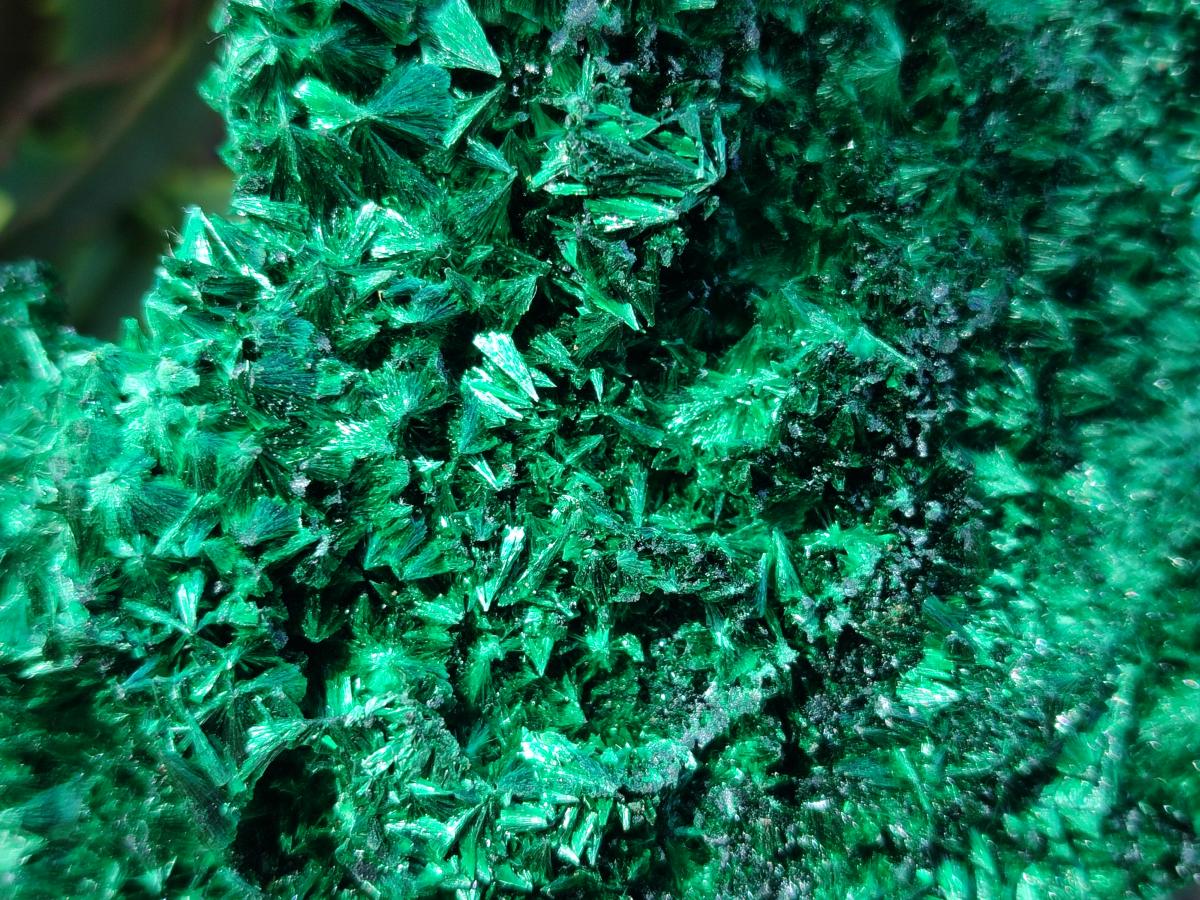 Natural Cabinet Size Silky Malachite Specimens x 2 From Kasompe, Congo