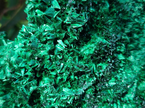 Natural Cabinet Size Silky Malachite Specimens x 2 From Kasompe, Congo