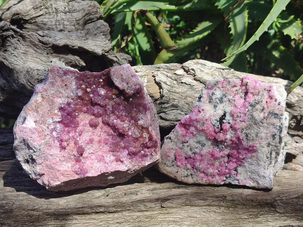 Natural Large Cabinet Size Spherocobaltite Specimens x 2 From Mashamba West Mine, Congo