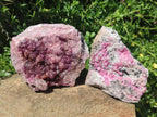 Natural Large Cabinet Size Spherocobaltite Specimens x 2 From Mashamba West Mine, Congo