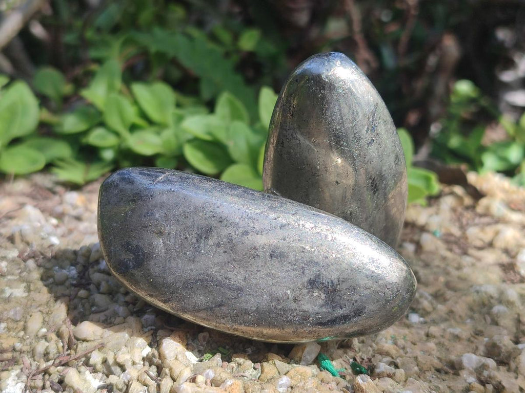 Polished Basalt Pharaoh Stone Free Forms x 12 From Iron Duke Mine, Zimbabwe
