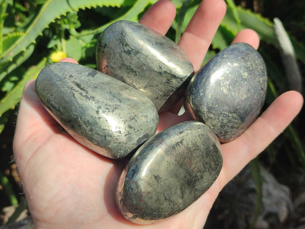 Polished Basalt Pharaoh Stone Free Forms x 12 From Iron Duke Mine, Zimbabwe