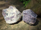 Natural Lepidolite Cobbed Specimens x 12 From Zimbabwe