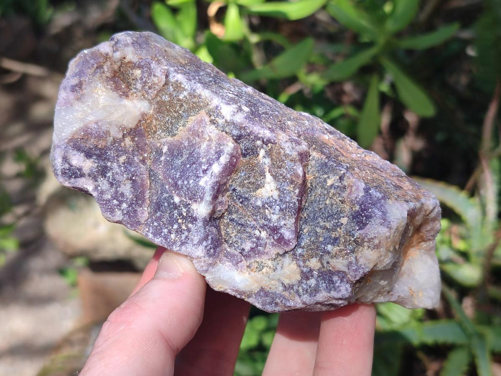 Natural Lepidolite Cobbed Specimens x 12 From Zimbabwe