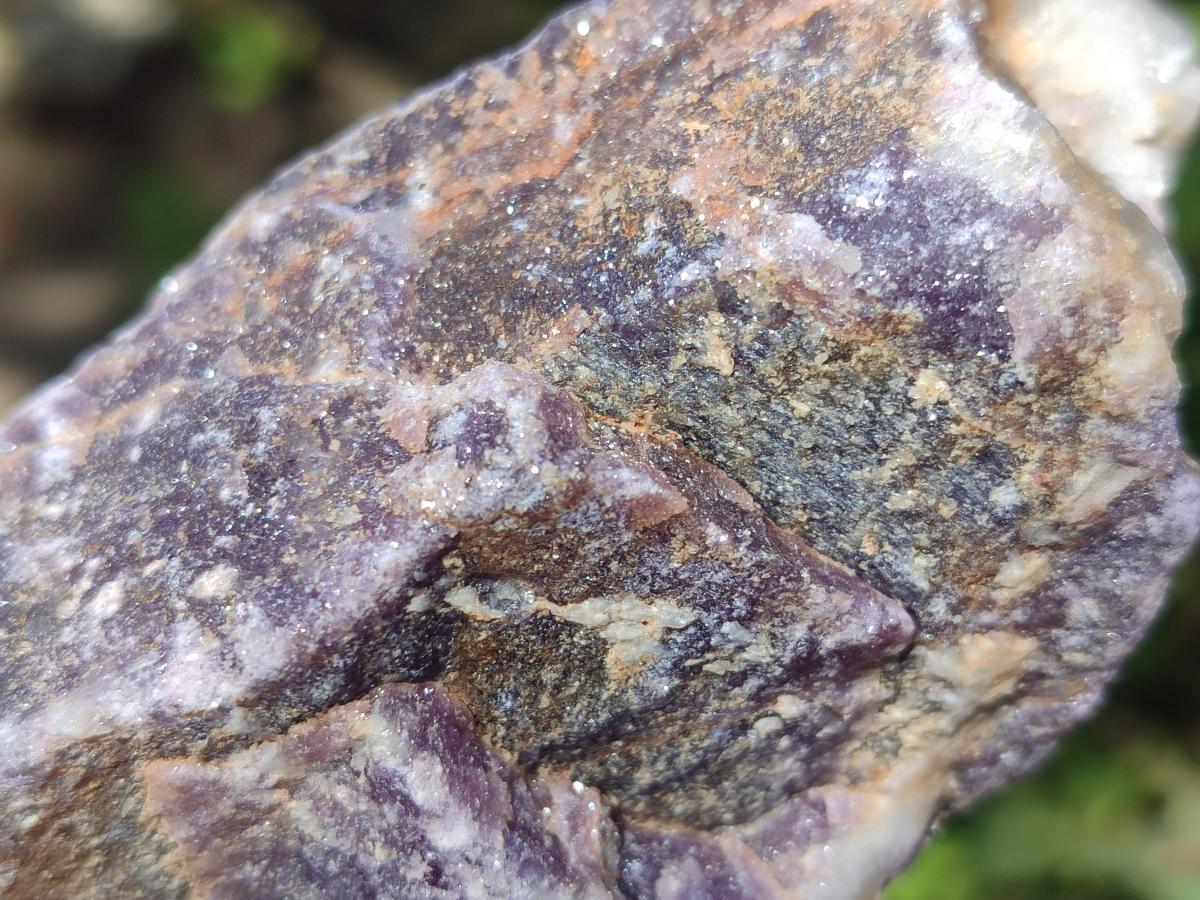 Natural Lepidolite Cobbed Specimens x 12 From Zimbabwe
