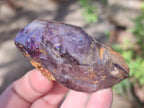 Natural Smokey Window Amethyst Crystals x 24 From Chiredzi, Zimbabwe