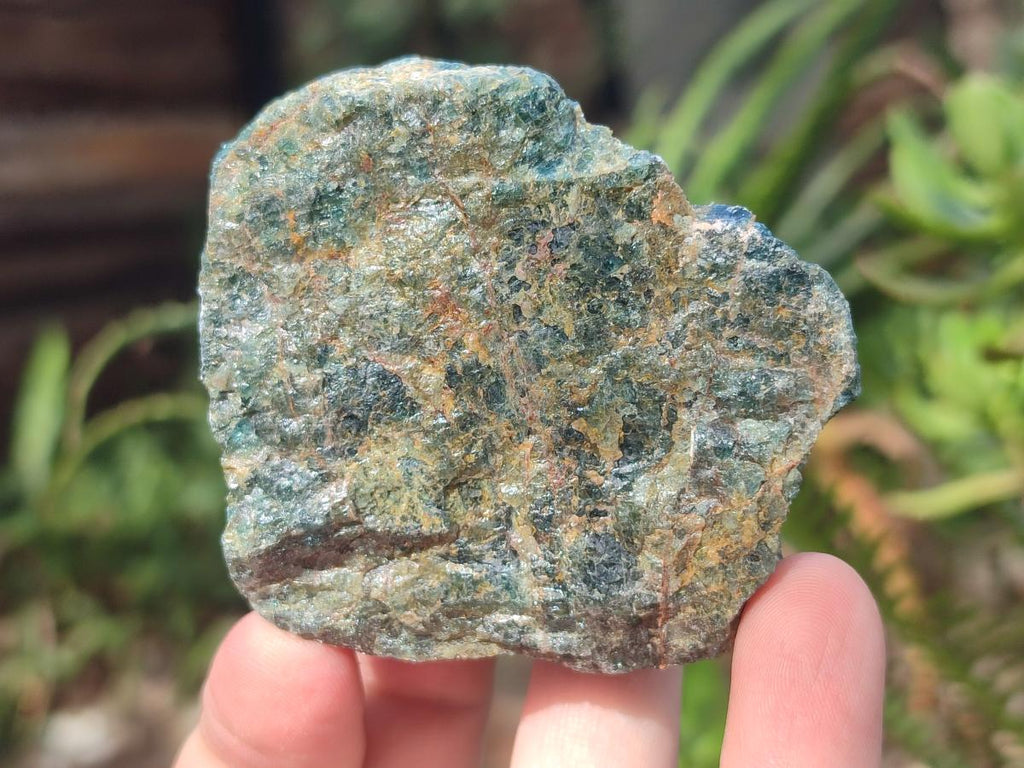 Natural Blue Apatite Cobbed Specimens x 24 From Betroka, Madagascar