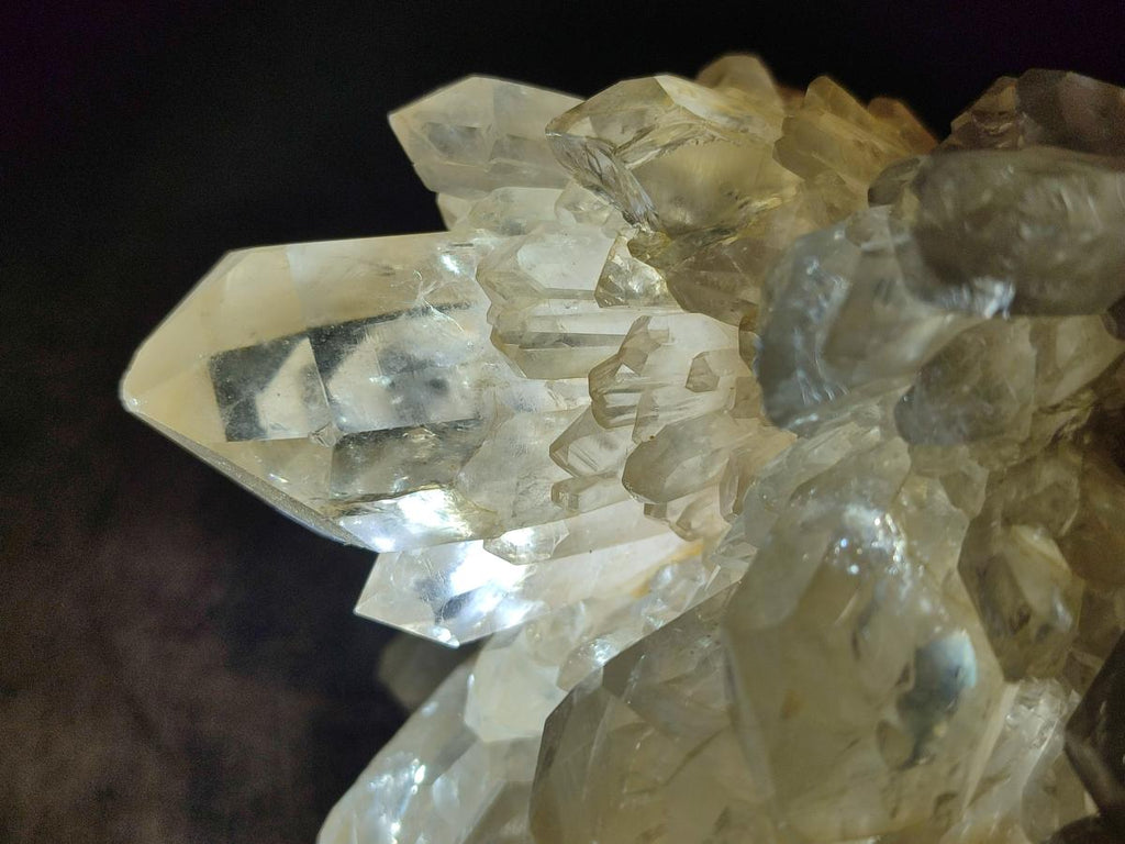 Natural Cascading Citrine Quartz Clusters x 2 From Luena, Congo