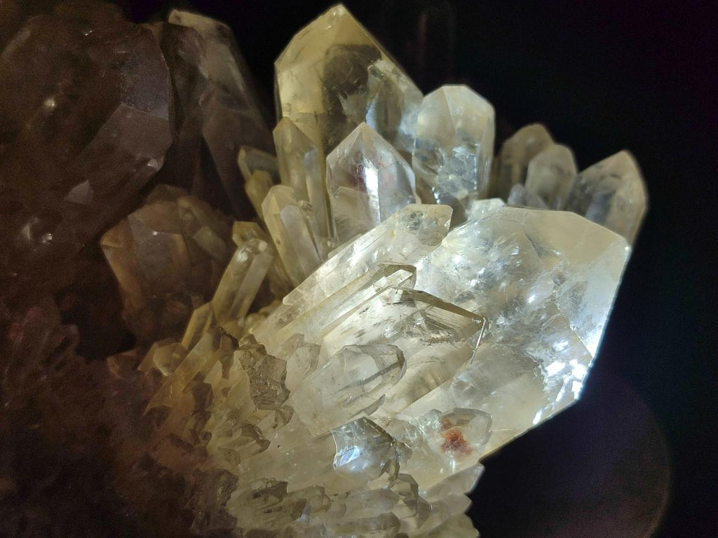 Natural Cascading Citrine Quartz Clusters x 2 From Luena, Congo