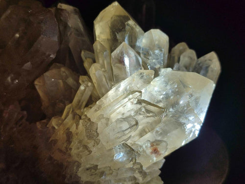 Natural Cascading Citrine Quartz Clusters x 2 From Luena, Congo