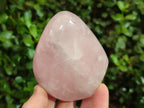 Polished Rose Quartz Standing Display Pieces x 6 From Zimbabwe