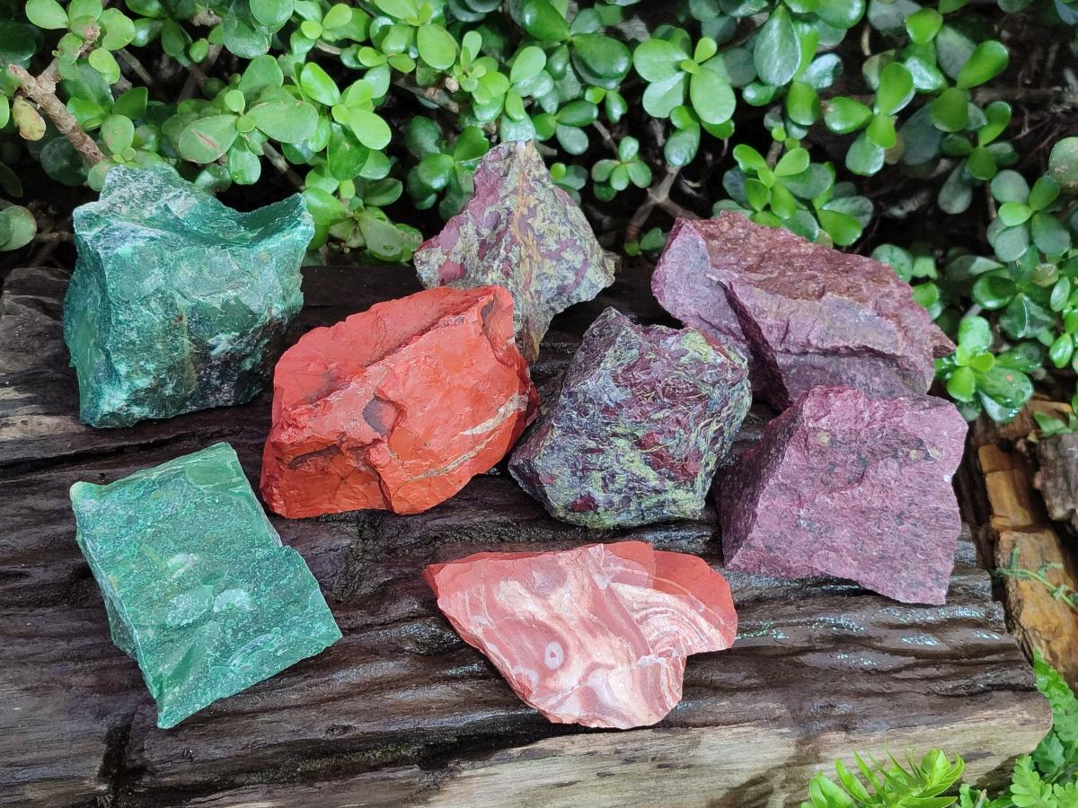 Natural Mix of Mineral Specimens x 12 From Southern Africa