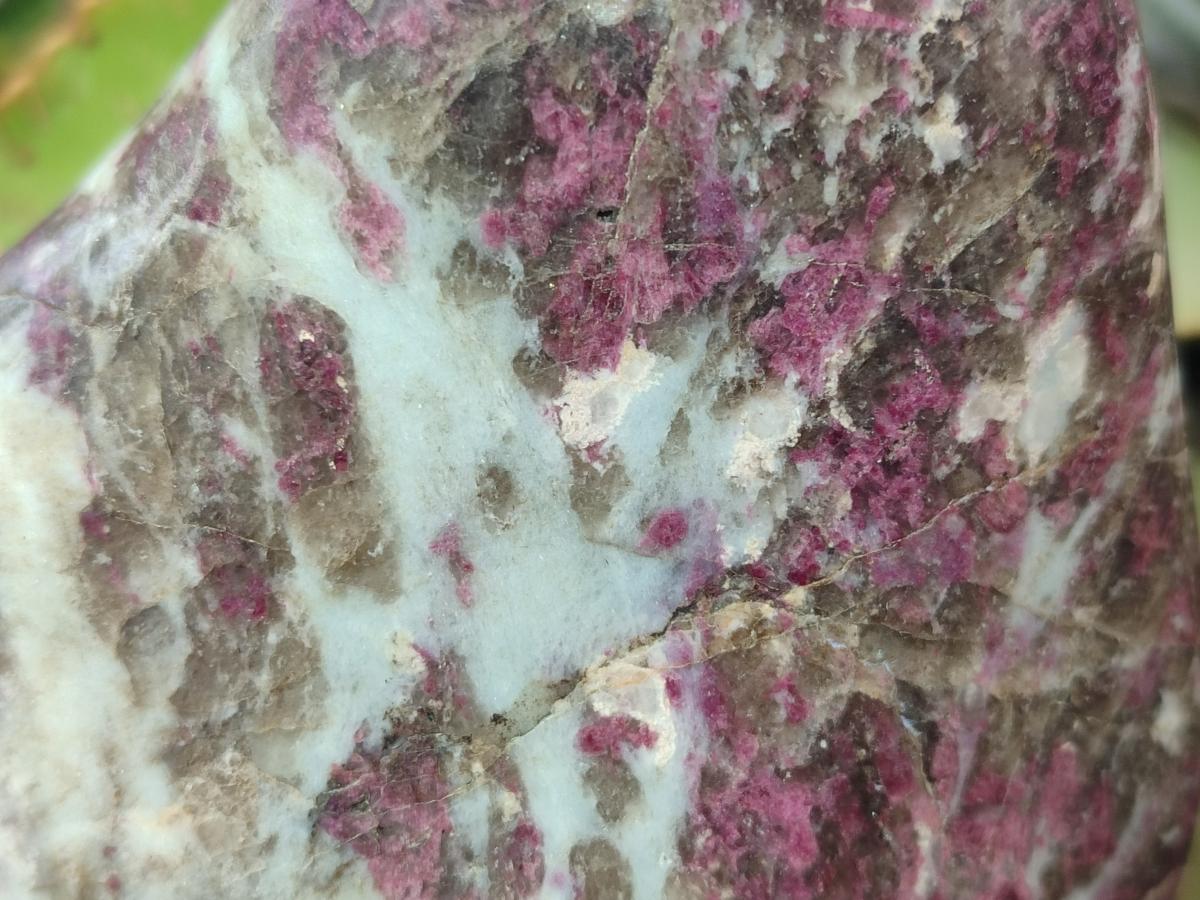 Polished Large Rubellite Pink Tourmaline Standing Display Piece x 1 From Ambatondrazaka, Madagascar