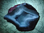 Polished One Side Blue Lace Agate Geodes x 6 From Nsanje, Malawi