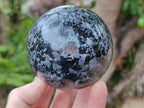 Polished Gabbro 'Merlinite' Spheres x 4 From Ambatofinandrahana, Madagascar