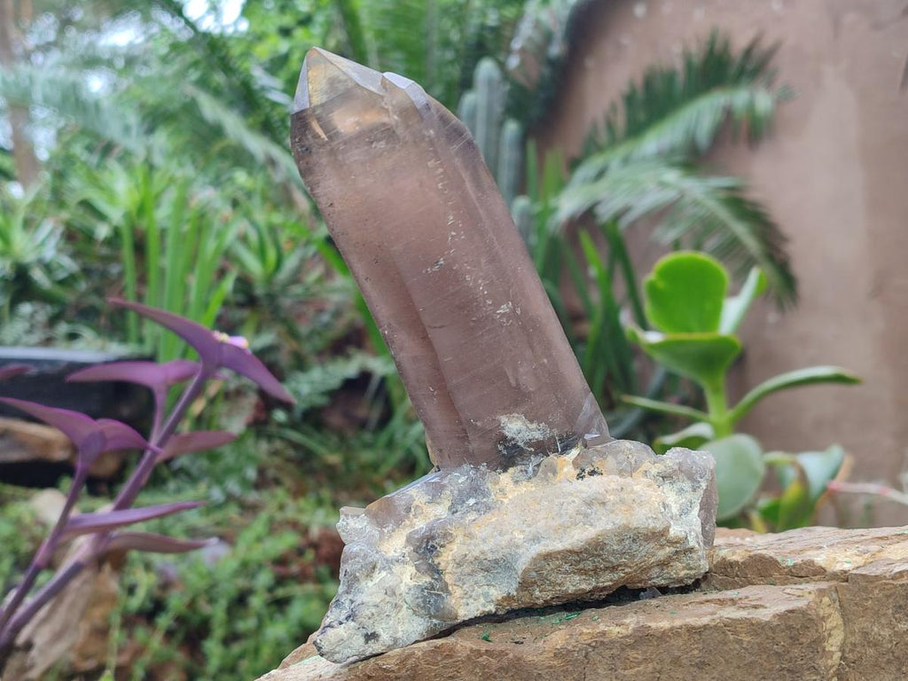 Natural Large Smokey Quartz Crystals x 3 From Erongo, Namibia