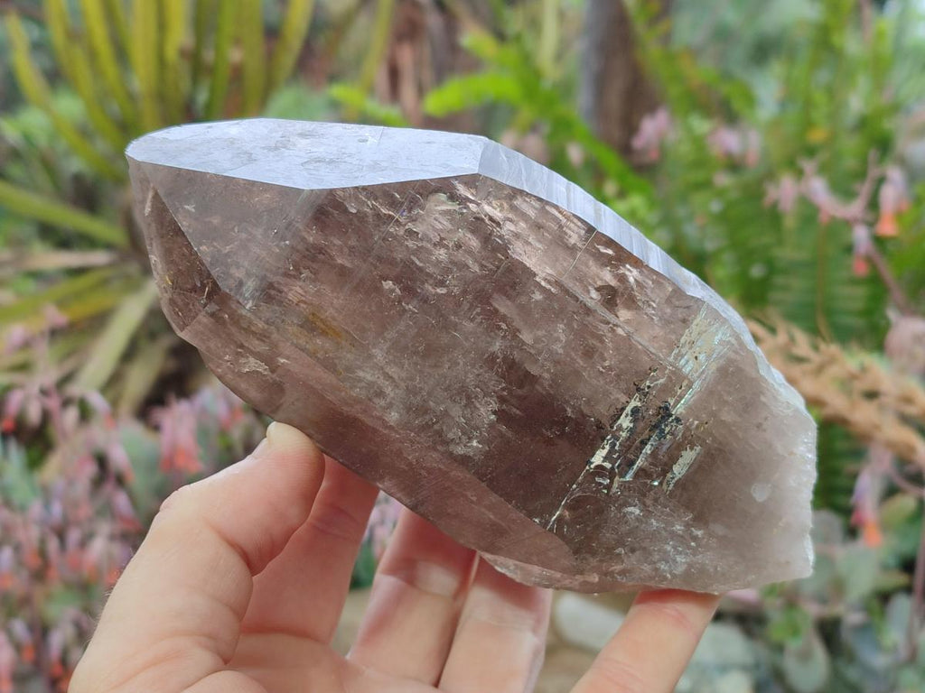 Natural Large Smokey Quartz Crystals x 3 From Erongo, Namibia