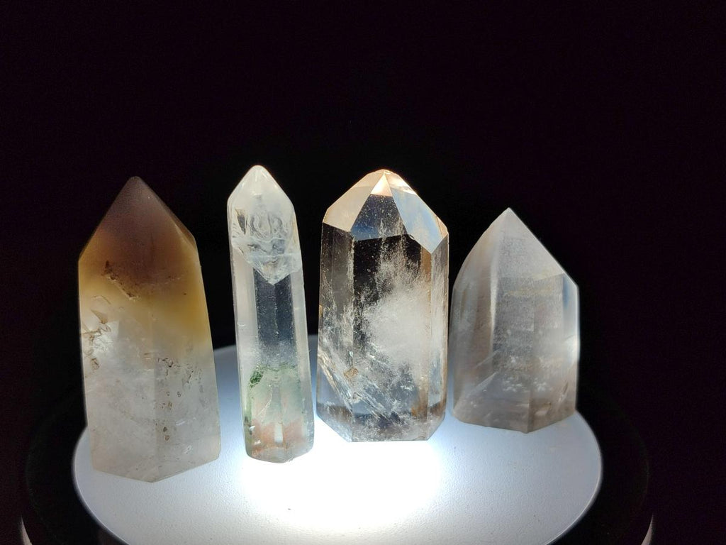Polished Mixed Quartz Crystals x 35 From Madagascar