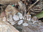 Polished Mixed Quartz Crystals x 35 From Madagascar