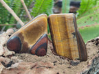 Polished Golden Tigers Eye Free Forms x 35 From Prieska, South Africa