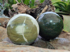 Polished Mix of Multi Mineral Spheres x 2 From South Africa