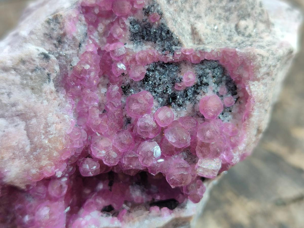 Natural Cabinet Size Spherocobaltite Specimens x 2 From Musonoi Mine, Congo