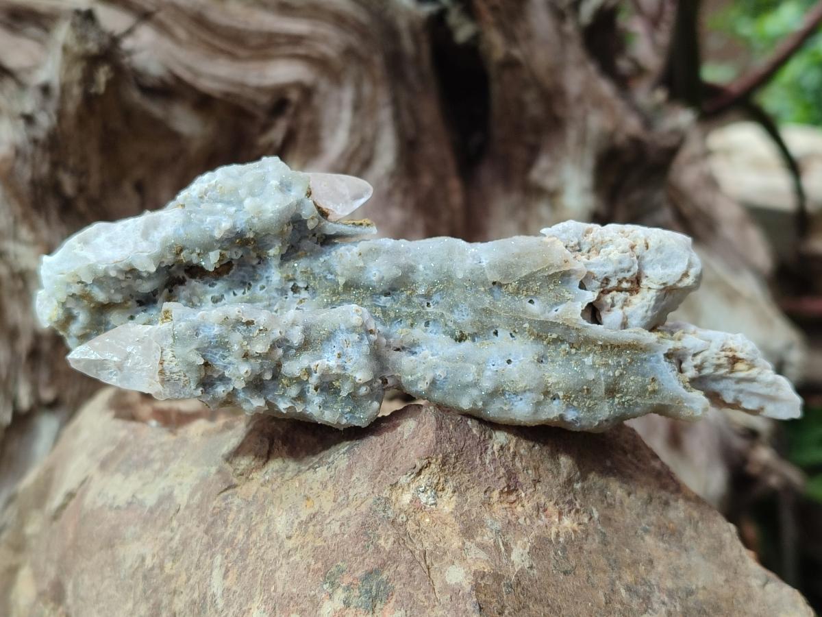 Natural Spearhead Calcite Crystal Specimens x 12 From Albert's Mountain, Lesotho